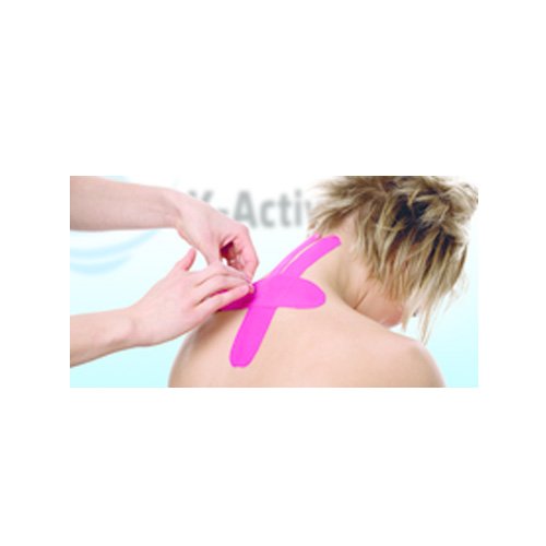 K-Active Kinesiologie Tape Classic ROSA, hidrorrepelente e hipoalergénico, 50 mm x 5 m, caja de 6 unidades