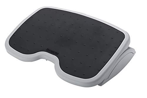 Kensington 56145 SoleMate - Reposapiés Ergonómico Ajustable, Mejora la Postura y Alivia Dolores Relacionados con la Ciática y otros Problemas Ortopédicos, Gris/Negro