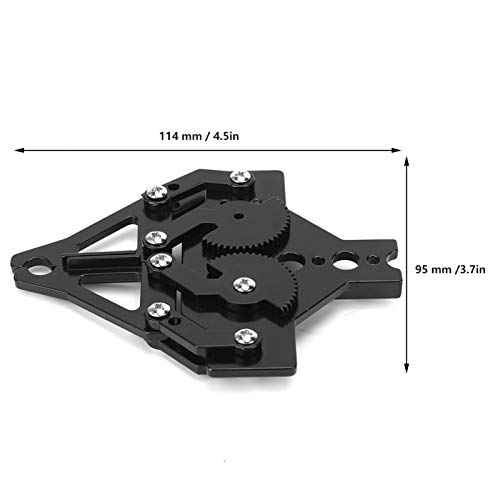 Kit de pinza de aleación de zinc resistente al desgaste Kit de pinza estándar Kit de pinza de robot Buena temperatura ambiente Mecánica para robot industrial 4.5 x 3.7 x 0.8in