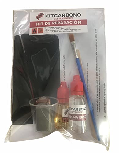 Kit Reparador de Fibra de Carbono Kitevopro Plain 3k