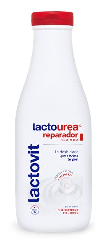 Lactovit - Gel de Ducha Reparador Lactourea, para Pieles Secas y Extra Secas - 600ml