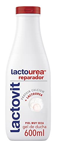 Lactovit - Gel de Ducha Reparador Lactourea, para Pieles Secas y Extra Secas - 600ml