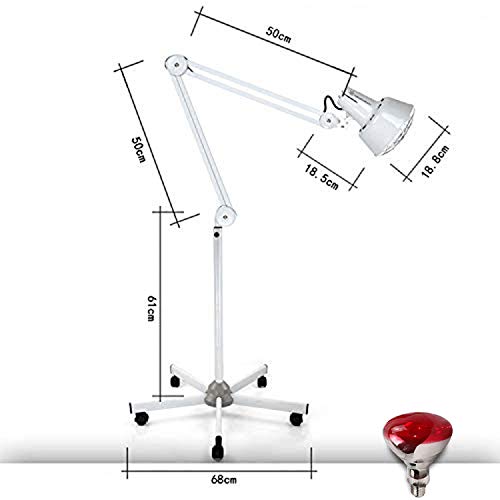 LÁMPARA DE INFRARROJOS EN PIE 5 RUEDAS/EN MESA