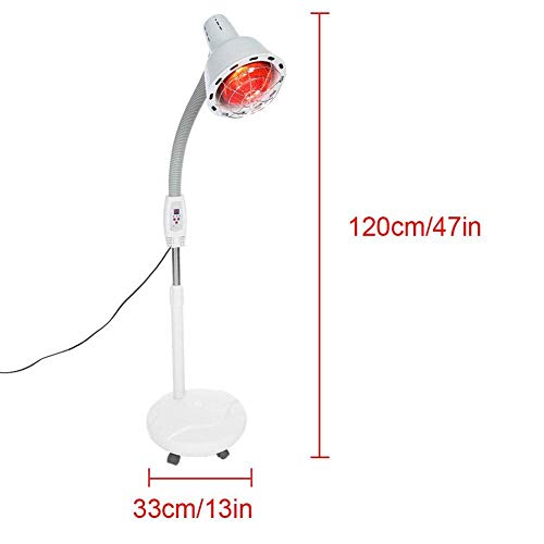 Lámpara de infrarrojos para termoterapia exógena, tratamiento de medio torso, rápido alivio para el dolor muscular, 275 W