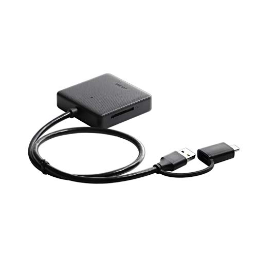 Lector de Tarjetas SD/Micro SD/MS/CF 4 en 1, Adaptador de Lector de Tarjetas BENFEI Compact USB-C/USB 3.0 a SD/Micro SD/MS/CF