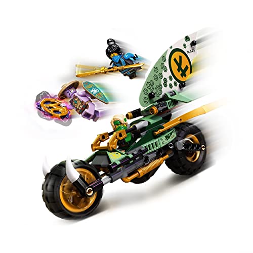 LEGO 71745 Ninjago Chopper de la Jungla de Lloyd Juguete de construcción con una Moto y Mini Figuras de Lloyd y NYA