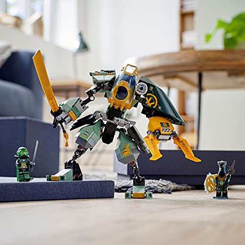 LEGO 71750 Ninjago Robot Hidro de Lloyd, Juguete de Construcción con Figuras de Acción Ninja, Set de Juego Submarino