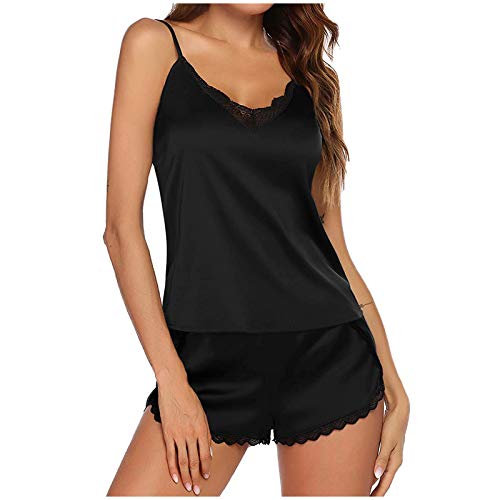 LenceríA Sexy Erotica Babydoll Mujer Ropa de Dormir Ropa Interior Servicio A Domicilio de Traje de Pijama Dividido con Cuello En V Y Cabestrillo Ajustado EláStico