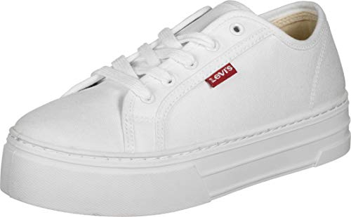 Levi's Tijuana, Zapatillas Mujer, Blanco (B White 50), 38 EU