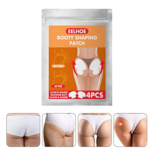 LIXBD 8pcs Botín Formación Parches Cadera Elevación Pegatinas Mujeres Cadera Apriete Pegatinas