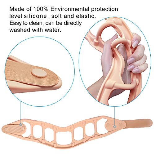 LMEILI Soporte para El Cuello para El Dolor De La Columna Cervical Collar De Silicona Suave Y Fresco para El Verano El Soporte del Cuello Se Puede Usar para Bañarse Y Lavarse con Champú