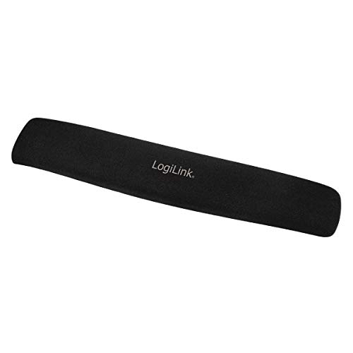 LogiLink ID0044 - Reposamuñecas de Gel para Teclado, Negro