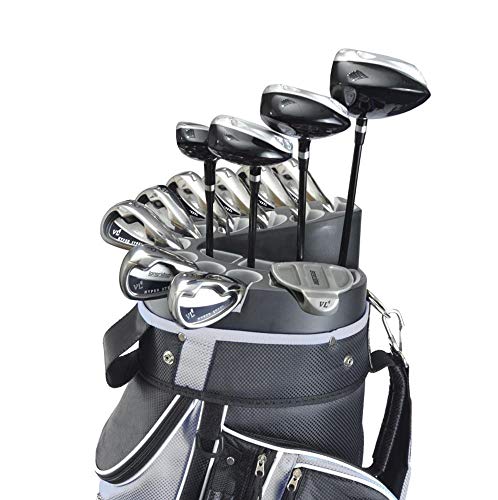 LONGRIDGE EZE Kaddy Pro - Bolsa para Equipamiento de Golf Negro Blanco y Negro Talla:Talla única