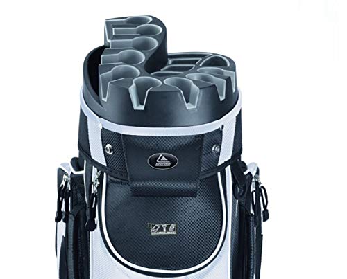 LONGRIDGE EZE Kaddy Pro - Bolsa para Equipamiento de Golf Negro Blanco y Negro Talla:Talla única