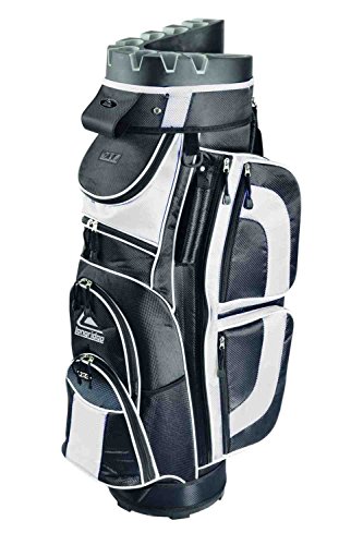 LONGRIDGE EZE Kaddy Pro - Bolsa para Equipamiento de Golf Negro Blanco y Negro Talla:Talla única