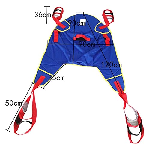 LSWKG Cinturón de Transferencia médica de elevación -Grúa de Paciente-Paciente Cinturón De Transferencia para Bariátrico,Enfermería,Anciano,Discapacitado,Cuerpo Completo Y Postrado En Cama,