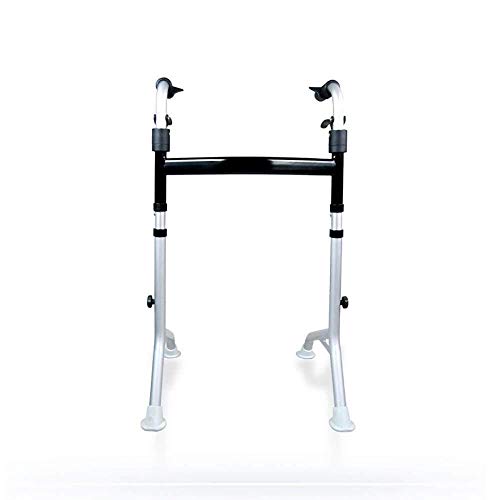 LXDDJZXQ Andador para Ancianos Walker, Altura Ajustable Soporte de Soporte for Caminar Personas con discapacidad Caminar fácil de Llevar Booster Fácil de configurar, aleación de Aluminio