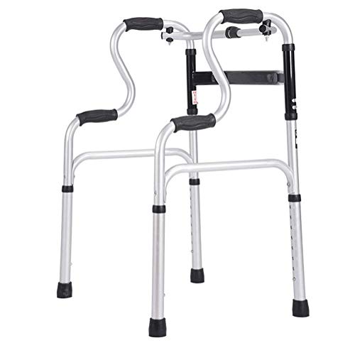 LXDDJZXQ Andador para Ancianos Walker, Ligero, Plegable, Caminante Ajustable, Conducir, Médico, Discapacitado, Anciano, Caminante, Ayuda, Muletas, Caminante Auxiliar, Pasamanos