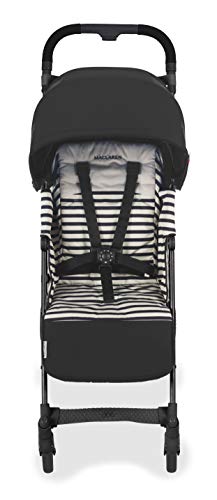 Maclaren Quest Arc silla de paseo tipo paraguas compacto y ligero, Para niños de recién nacidos hasta 25 kg, capota extensible con factor UPF 50+, asiento reclinable, Incluye protector para la lluvia