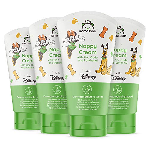 Mama Bear - Disney - Crema para el cambio de pañal con óxido de zinc y pantenol - Paquete de 4 x 150ml