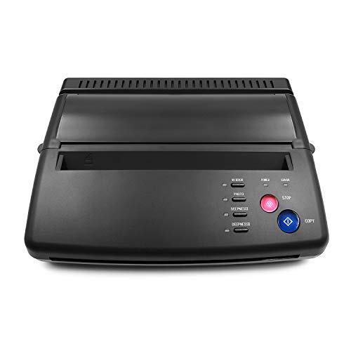 Máquina de transferencia de tatuajes BIOMASER® Tattoo Printer Drawing Thermal Stencil Maker Copiadora para Papel de Transferencia de Tatuajes Papel de Carbón … (EU plug)