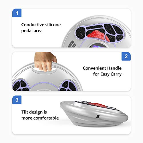 Masajeador de Pies y Piernas, Masajeador Piernas Creliver Alivia los Dolores en las Piernas y Reduce la Hinchazón de Pies y Tobillos, Dispositivo de Circulación de Pies con Control Remoto