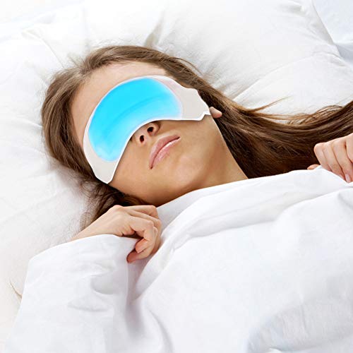 Máscara Para Los Ojos, Antifatiga Reutilizable Círculos Oscuros Para Los Ojos Para Dormir Mascarilla Para Holtech Mascarillla Para Ojos Gel Dormir Para Enfriamiento De Hielo