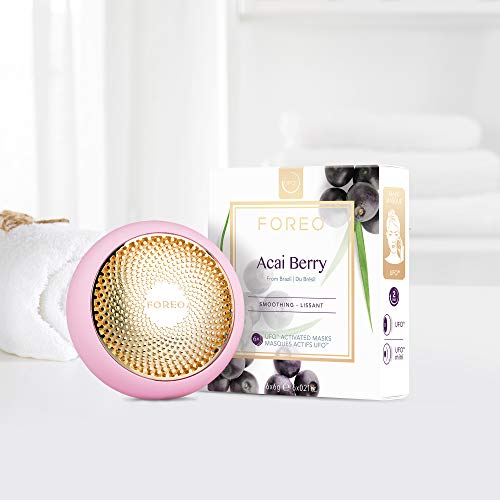 Mascarilla activa UFO Acai Berry, de FOREO - pack de 6 unidades