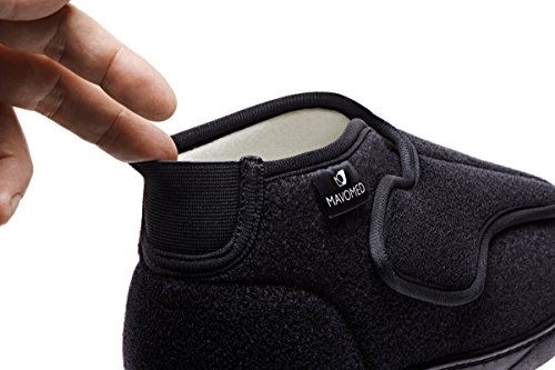 Mavomed Zapatos postoperatorio para Hombre y Mujer – Zapatilla con Cierre de Velcro – Zapato Lavable con Suela, Zapatos ortopédicos, Zapato postquirúrgico para Personas (40)