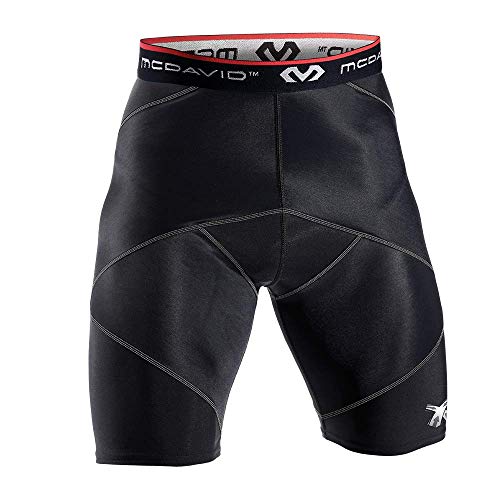 McDavid Compresión CROS Short, Hombre, Negro, L