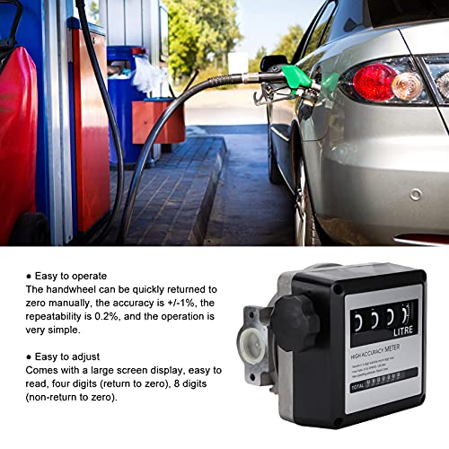 Medidor de Combustible de Gasolina, Medidor de Flujo de Combustible 20‑120L / Min para Aceite de Motor para Gasolina para Diésel