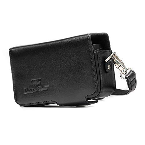 MegaGear MG281 - Funda de Piel con cinturón, Negro