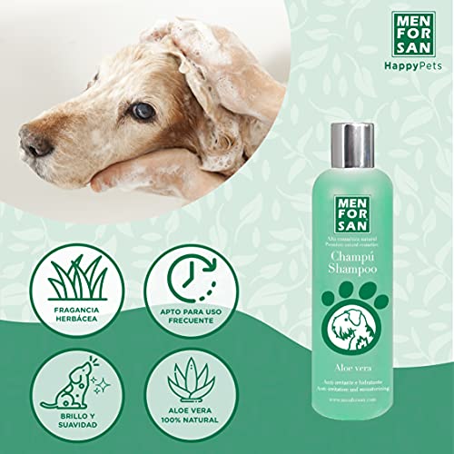 MENFORSAN Champú Perros Aloe Vera - 1 Litro