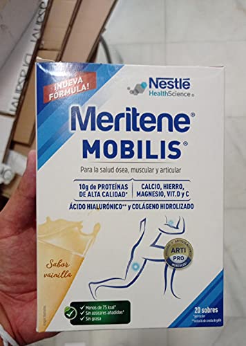 Meritene Mobilis compatible EU para Nestle |Para Huesos Articulaciones y Músculos| 20 Sobres.