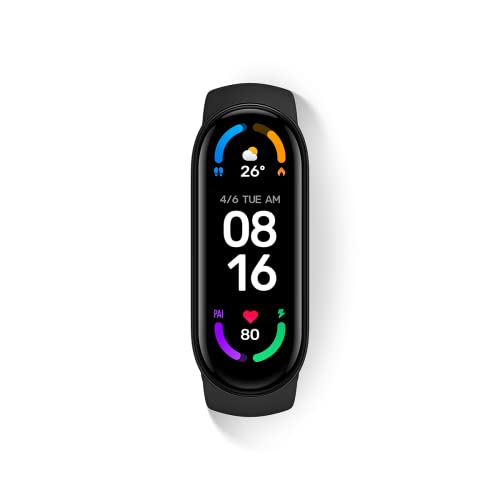 Mi Smart Band 6 *1.56 Pantalla Completa Amoled* 30 Modos de Entrenamiento* Monitor SpO2* Resistente al Agua hasta 50 m* Aplicación Conection Mi Wear y Mi fit