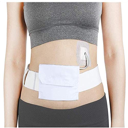 MILECN Cinturón De Diálisis Abdominal para Hombres Y Mujeres - Protector De Catéter Peritoneal, Dispositivo De Fijación De Cinturón De Almacenamiento De Tubo Abdominal para Tubo Peg Fijo,5pcs