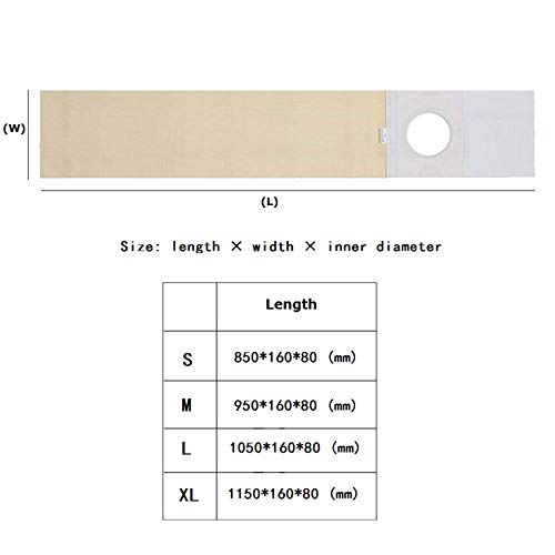 MILECN Cinturón De Hernia De Ostomía Soporte De Estoma De Cintura Ortesis Abdominal Binder Banda para El Abdomen Transpirable con Abertura para El Estoma para Pacientes con Colostomía,XL