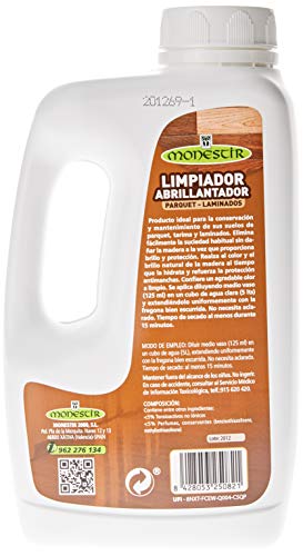 MONESTIR Limpiador Abrillantador para Parquet y Laminados 1L