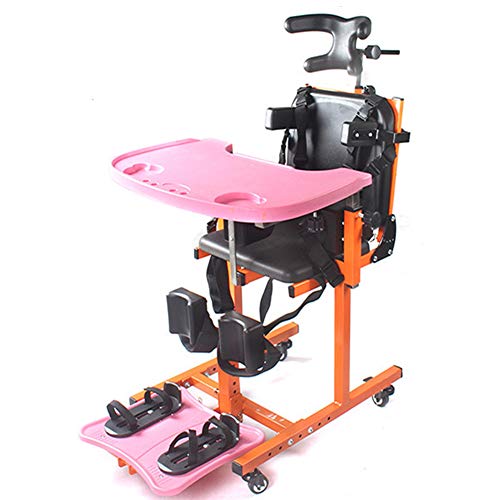 Mr.LQ Andador Parálisis Cerebral Infantil Silla de corrección de Postura sentada Silla de Entrenamiento de rehabilitación Infantil Anti-deformación con Mesa de Comedor