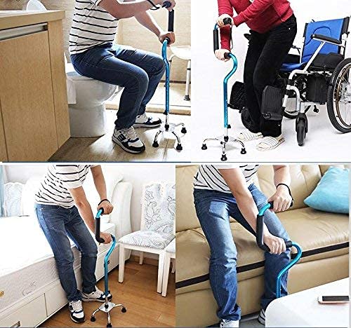 Muletas para Caminar Muletas De Aluminio para Ancianos Soporte Ajustable para Lesiones O Cirugías para Hombres, Mujeres Y Adolescentes Peso Ligero Durable