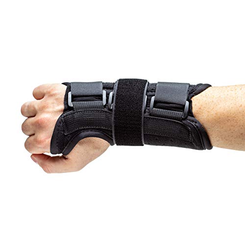 Muñequera de Soporte para Túnel Carpiano con Férula de Metal - Aliviar Dolor de Artritis y Tendinitis - Reduce Tiempo de Recuperación, Hombre y Mujer - Izquierda (L/XL)