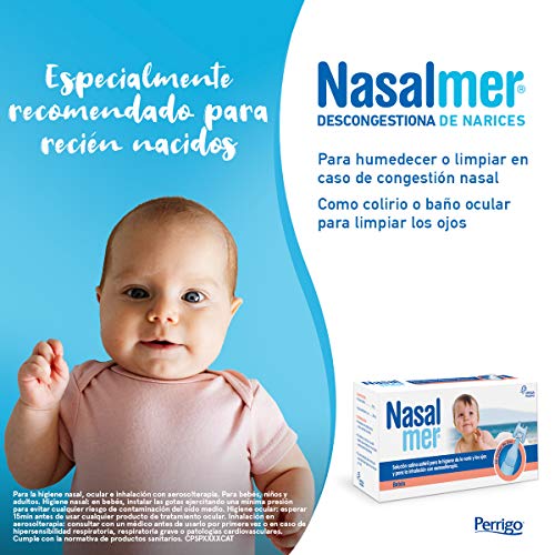 Nasalmer - Solución Salina Limpieza o Lavado Nasal - 40 Unidades