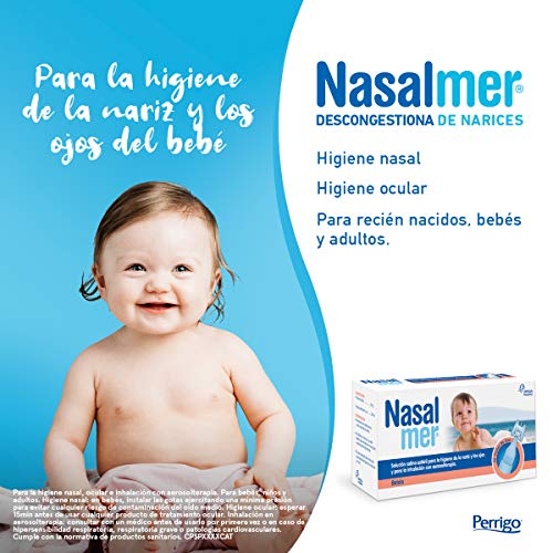 Nasalmer - Solución Salina Limpieza o Lavado Nasal - 40 Unidades