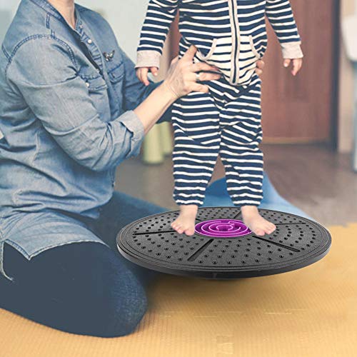 Neel Cómoda Tabla de Equilibrio para niños, Ligera, portátil, con rotación de 360 ​​°, Tabla de Equilibrio para Ejercicios, para Oficina, Yoga, hogar, Fitness