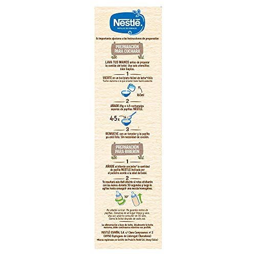 Nestlé - Multicereales con galleta María - Papilla de cereales instantánea de fácil disolución 500 gr - Pack de 3 (Total 1500 grams)