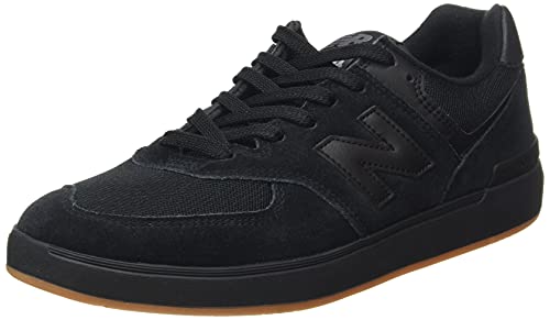 New Balance AM574V1, Zapatos de Skate Hombre, Black, 45.5 EU