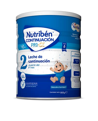 Nutribén Continuación ProAlfa 2 Leche en Polvo de Continuación para Bebés, de 6 a 12 meses, 800g