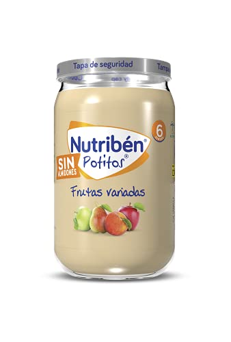 Nutribén Potitos De Frutas Variadas, Desde Los Meses, Pack De 6 x 235gr.