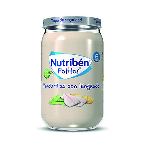 Nutribén Potitos de Verduritas con Lenguado Desde los 6 Meses 235 g