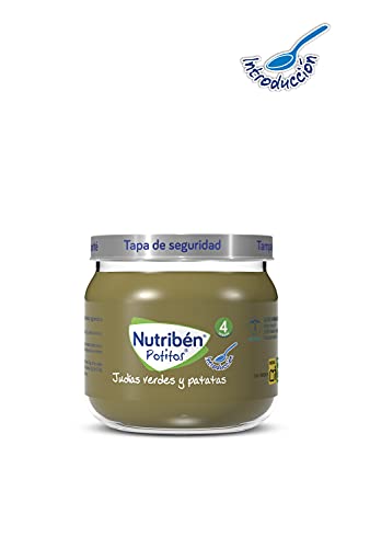 Nutribén Potitos Introducción a Las Judías Verdes Y Patatas Desde Los 4 Meses, 3 Bipacks (6 X 120 Gr.)